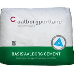 Aalborg Portland basis cement styrke 52,5 N - 25 kg.