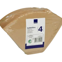 Abena kaffefilter 1x4 ubleget 200 stk
