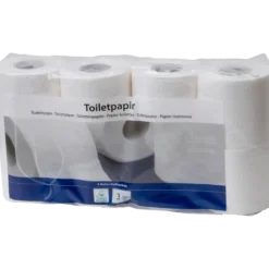 Abena toiletpapir 3-lags 18x9,5cm 8 ruller