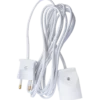 Adaptorkabel m/børnesikring 3 m hvid