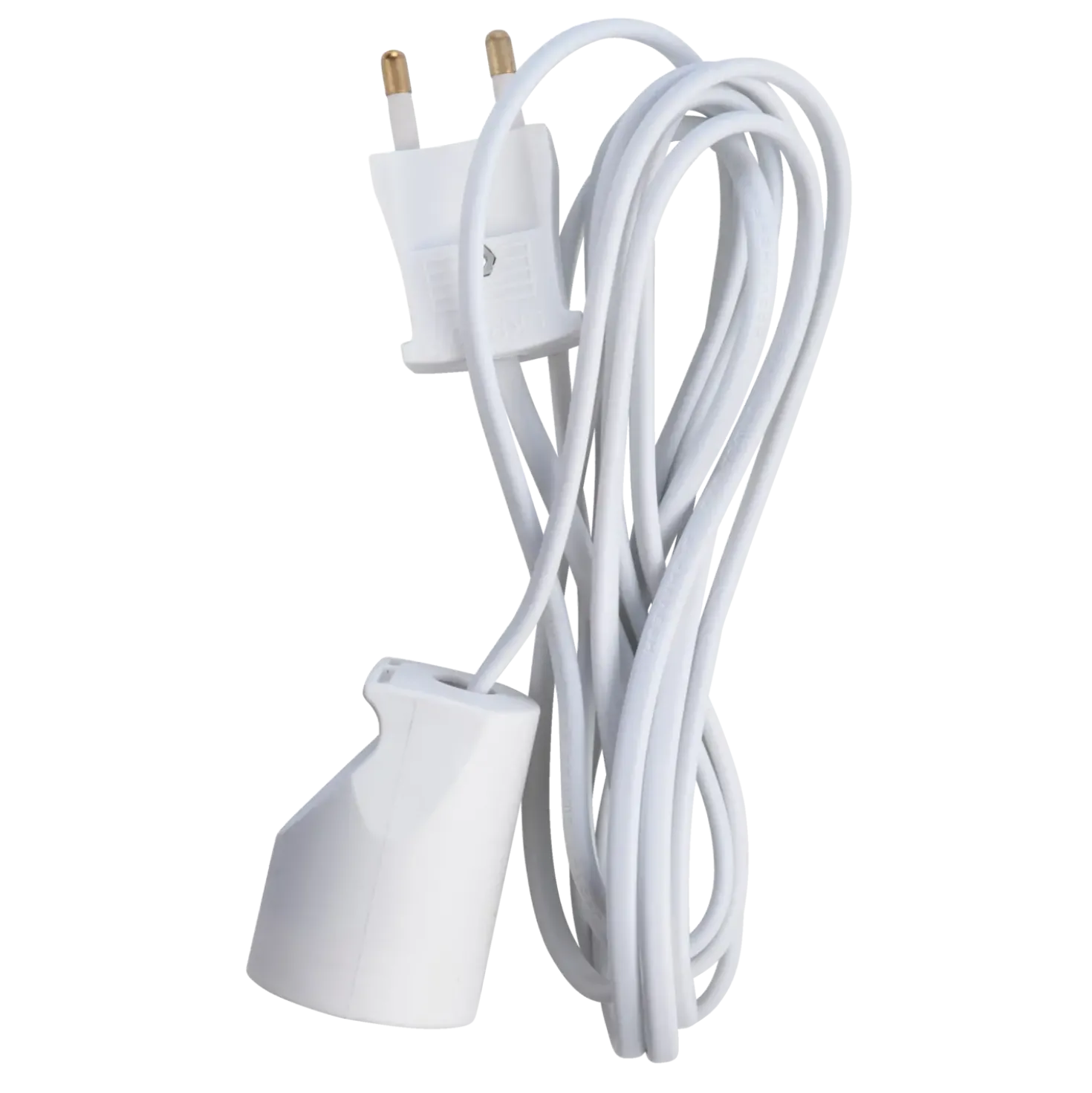 Adaptorkabel m/børnesikring 2 m hvid