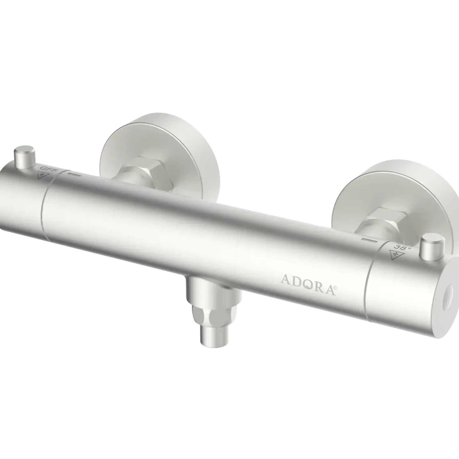 ADORA® Brusetermostatarmatur Circum - stål