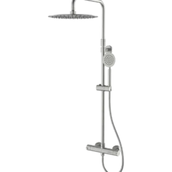Adora Infigo L-300 termostat brusesæt med håndbruser, 2-spray, rustfrit stål