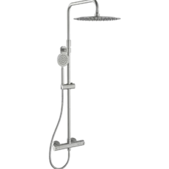 Adora Infigo L-300 termostat brusesæt med håndbruser, 2-spray, rustfrit stål