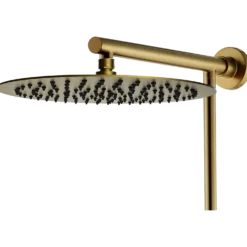 Adora Magna topbruser og termostatsæt Ø300 mm, børstet guld