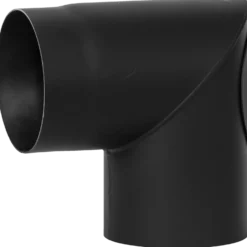 Aduro bøjning med renseluge sort 250x250 mm 90°