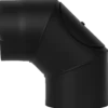 Aduro bøjning med renseluge 2x45° 265x265 mm sort