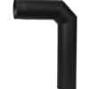 Aduro knærør 2x45° med renselåge sort