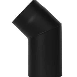 Aduro røgrør bøjning 235x165 mm sort 45°