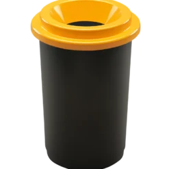 Affaldsspand eco 50 liter, gul låg