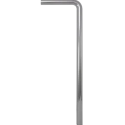 Afløbsrør t/håndvask vinkel 220x680 mm krom