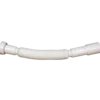 Afløbsslange t/håndvask flexibel 1 1/4"x32/40 mm hvid