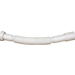 Afløbsslange t/håndvask flexibel 1 1/4"x32/40 mm hvid