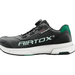 Airtox FL44 sikkerhedssko sort/militærgrønt str. 44