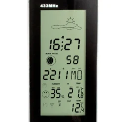Alecto WS-1150 vejrstation med trådløs sensor sort/sølv