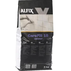 Alfix CeraFill 10 Colour flisefuge 5 kg lysegrå