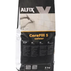 Alfix CeraFill 5 Colour flisefuge 5 kg hvid