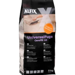 Alfix CeraFill 10 Colour flisefuge 5 kg antracitgrå