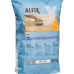Alfix CombiQuickFix hurtighærdende fliseklæber 20 kg grå
