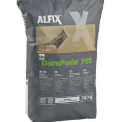 ALFIX, DuraPuds 703 vandskuringspuds, 20 kg, hvid