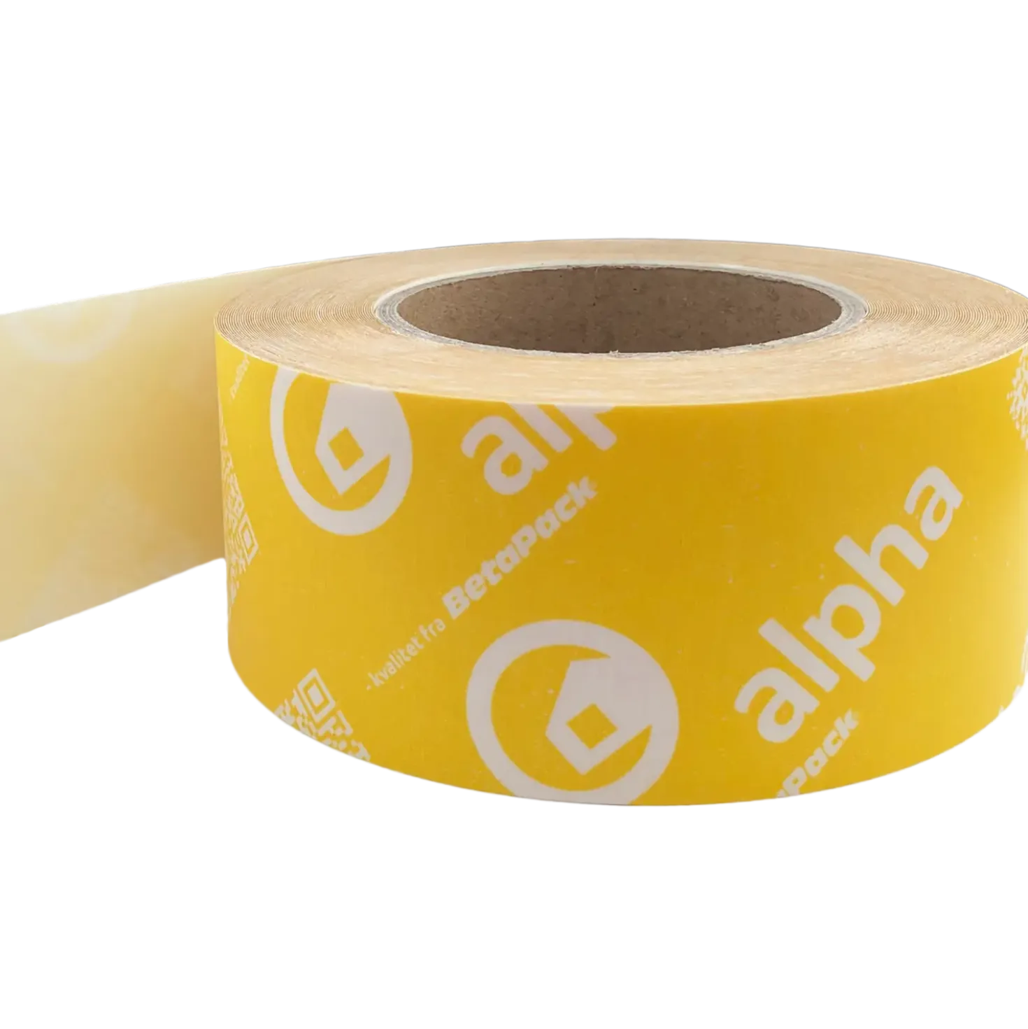 Alpha dampspærretape gul 50mm x 25m