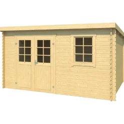 Amira 230 hytte med dobbeltdør og vindue, 8,4 m²