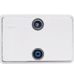 Antenne seriestikdåse tv/FM 1,5 modul hvid