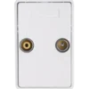 Antenne slutdåse TV/FM 1,5 modul hvid