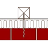 Arminox murbinder træskruegevind Ø4x320 mm 250 stk.