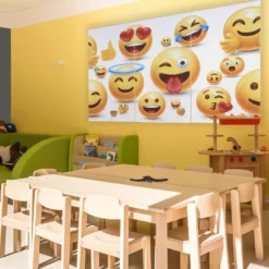 Art-Acoustic akustikbillede Emoji III 9x600x1200 mm hvid