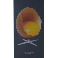 Art-Acoustic akustikbillede Ægget 9x600x1200 mm mørk grå