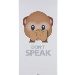 Art-Acoustic akustikbillede Abe Don´t Speak 9x600x1200 mm hvid