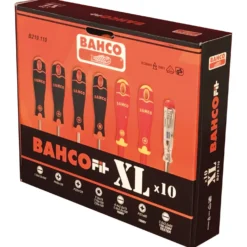 Bahco B219.110 skruetrækkersæt Bahcofit XL - 10 dele