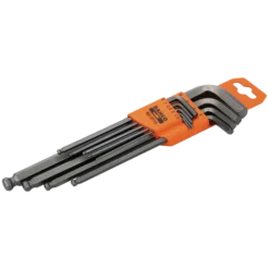 Bahco stiftnøglesæt 9 stk m/kuglehoved 1,5 - 10 mm