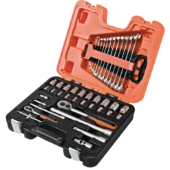 Bahco S410 topnøglesæt 1/4" og 1/2" - 41 dele