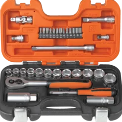 Bahco S330 topnøglesæt 1/4" og 3/8" - 34 dele