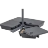 Barcelona parasolfod plast 64 L u/metalkryds