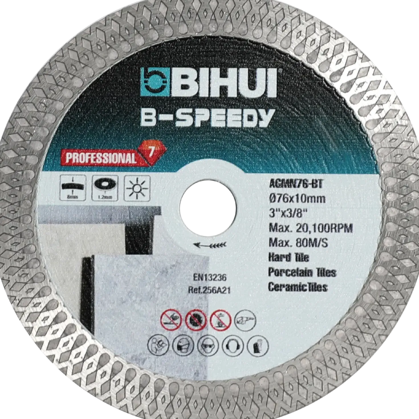 BIHUI diamant skæreskive 76 mm