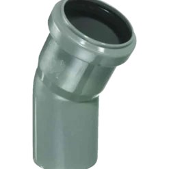 Bøjning PP 110 mm x 30° grå