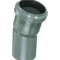 Bøjning PP 32 mm x 15° grå