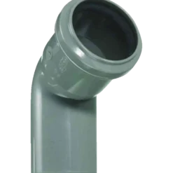 Bøjning PP 40 mm x 67° grå