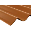 Bølgeplade B7 FK teglrød 1100 x 570 mm