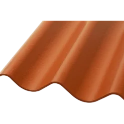 Bølgeplade B7 FK teglrød 1100 x 570 mm