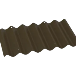 Bølgeplade B7 HJ/HU mokka 1100 x 570 mm