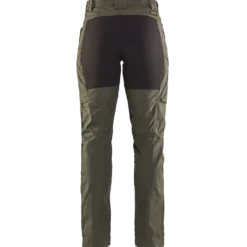 Blåklæder dame service bukser med stretch army grøn/sort str. C42