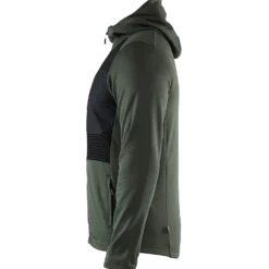 Blåklæder hættetrøje Full Zip efterårsgrøn/sort str. XL