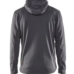 Blåklæder hættetrøje Full Zip sortmeleret str. 2XL
