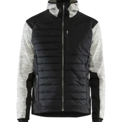 Blåklæder hybrid jakke gråmeleret/sort str. XL