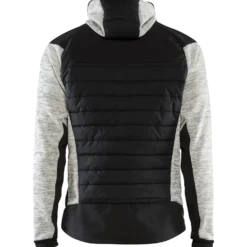 Blåklæder hybrid jakke gråmeleret/sort str. XL