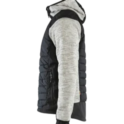 Blåklæder hybrid jakke gråmeleret/sort str. XL
